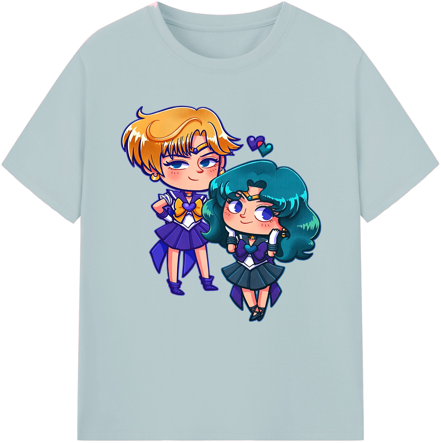 （画像用） 美少女戦士セーラームーン 天王はるか Sailor Moon Tenoh Haruka 綿100％半袖Tシャツ（フロントプリント）